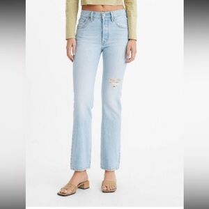 NWT 24 x 30L Levi’s Women’s 501 150th anniversary High-Rise Straight Leg Jeans
